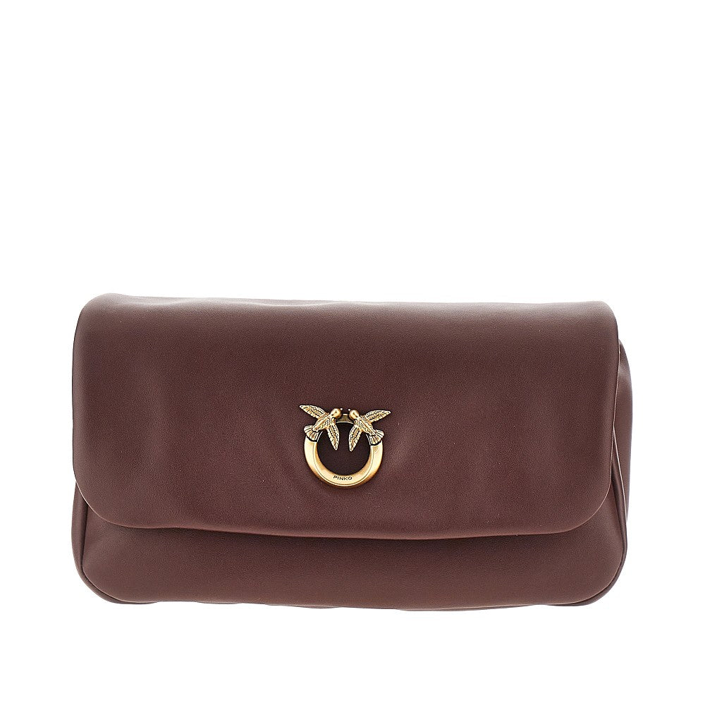 PINKO OS love bag click soft horizontal handle bag