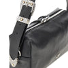 grained leather crossbody bag