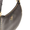leather mini half moon shoulder bag