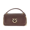 leather large click soft horizontal bag