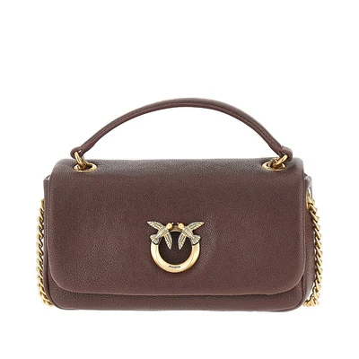 leather large click soft horizontal bag