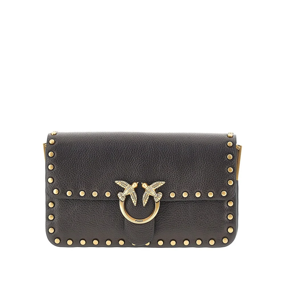 PINKO OS baby love bag one slouchy leather bag