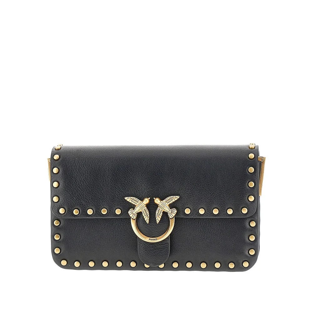 PINKO OS baby love bag one slouchy leather bag