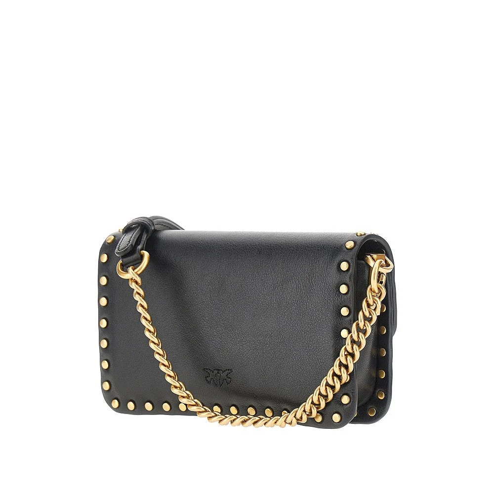 PINKO OS baby love bag one slouchy leather bag
