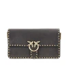 love one slouchy leather bag with studs