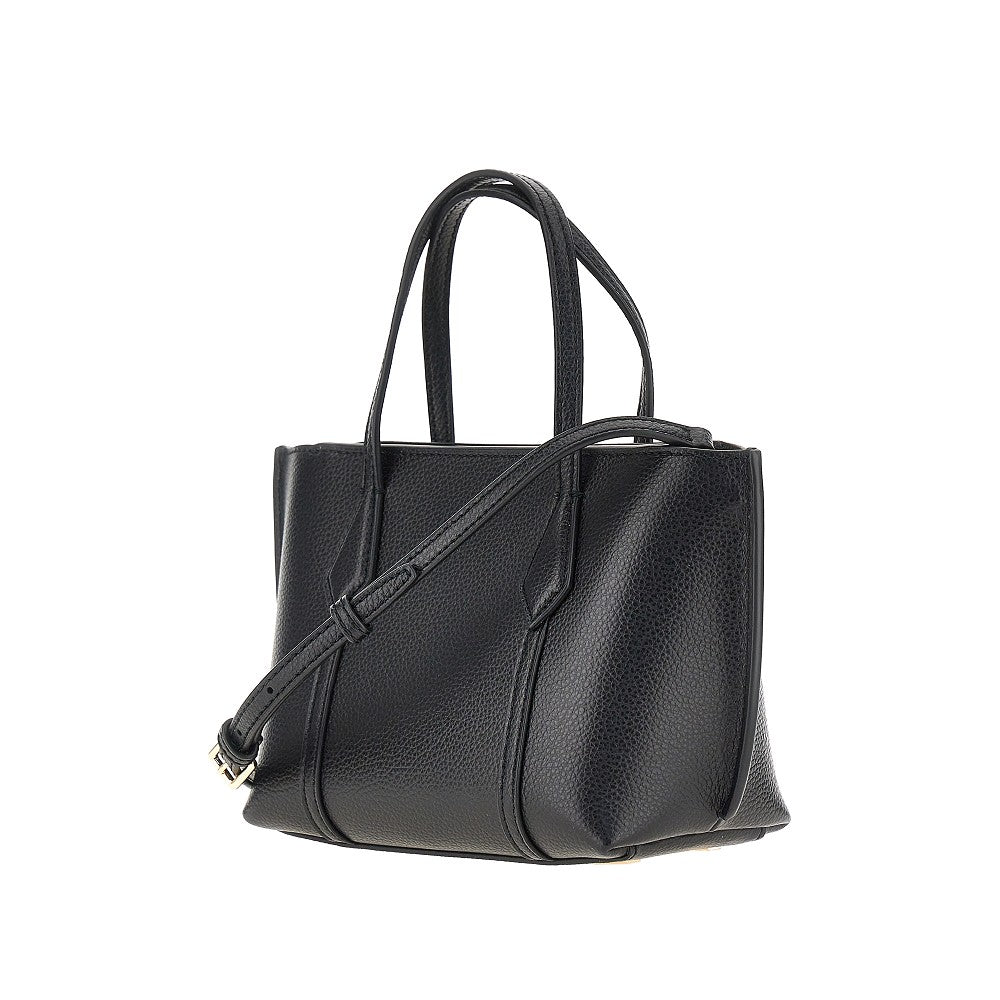 TORY BURCH OS grained leather perry mini shopping bag