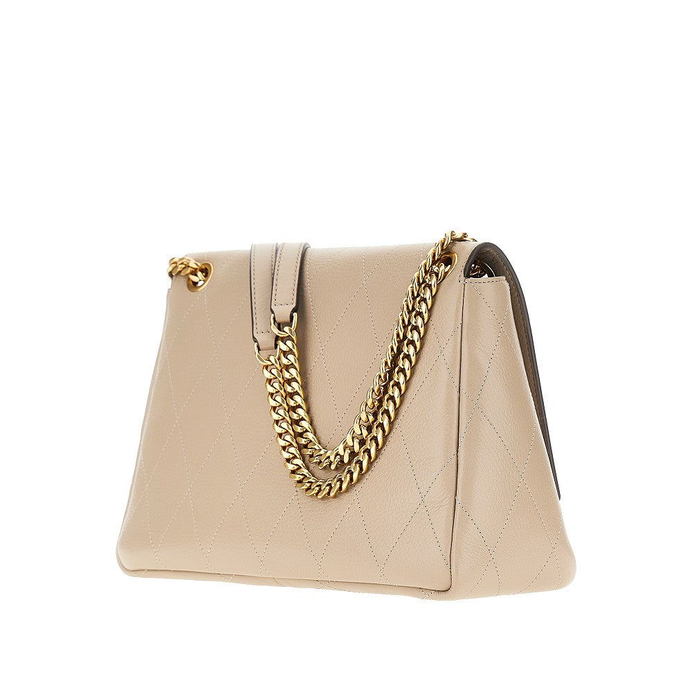 TORY BURCH OS charlie quilted leather bag