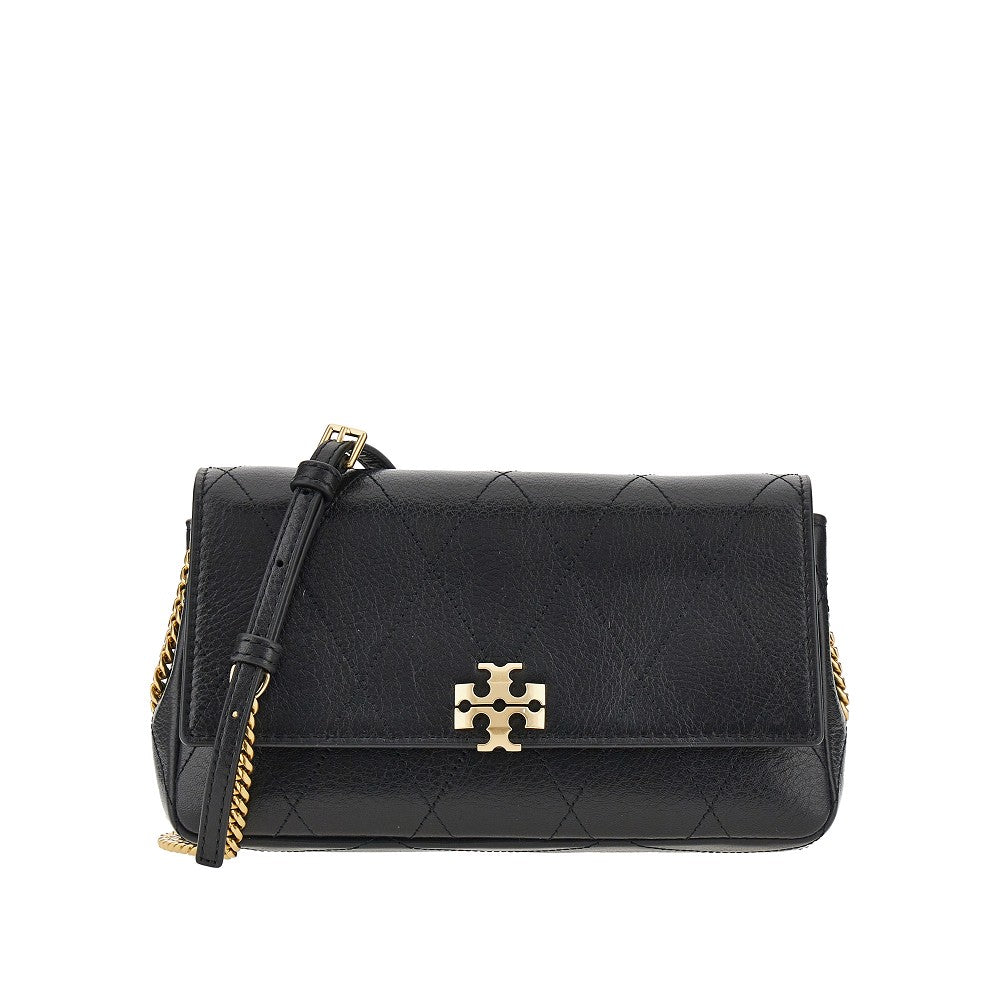 TORY BURCH OS quilted leather charlie bag with chain