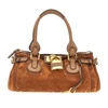 suede leather paddington bag