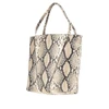 leather medium chloé spin tote bag