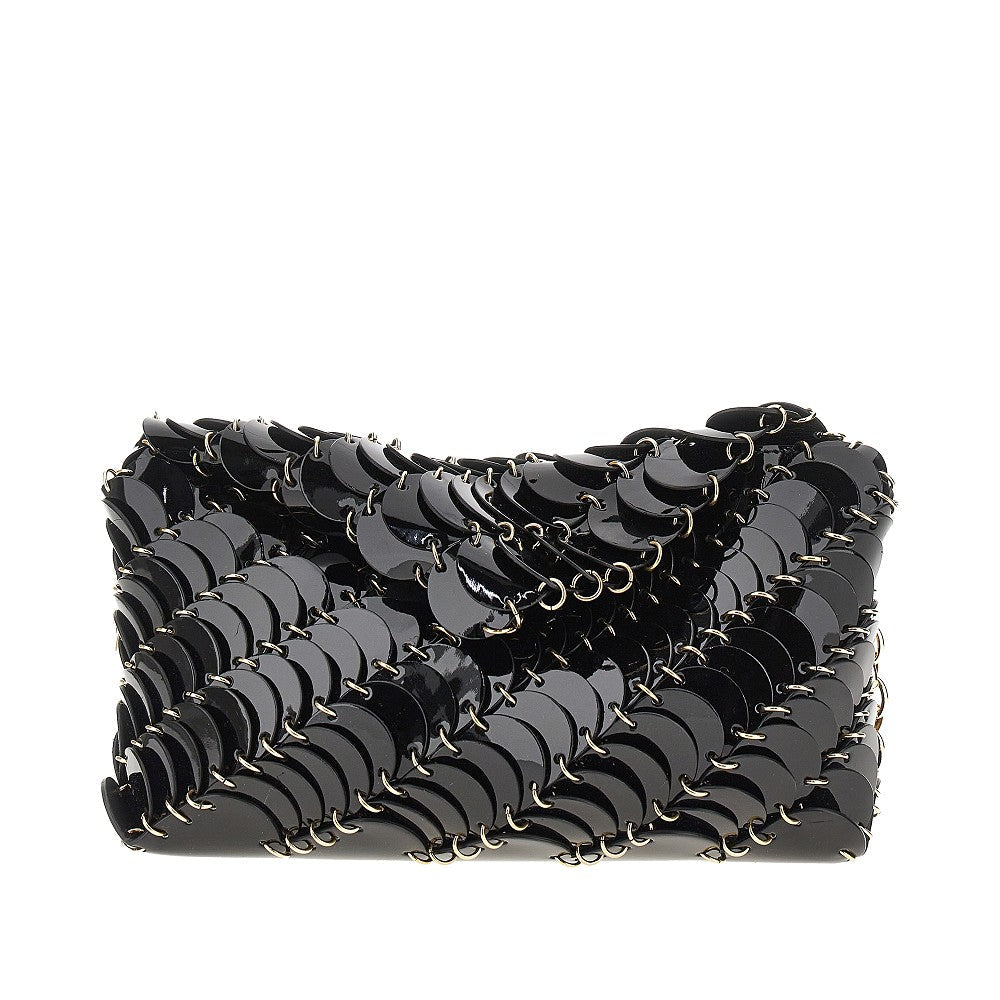 paco night leather shoulder bag