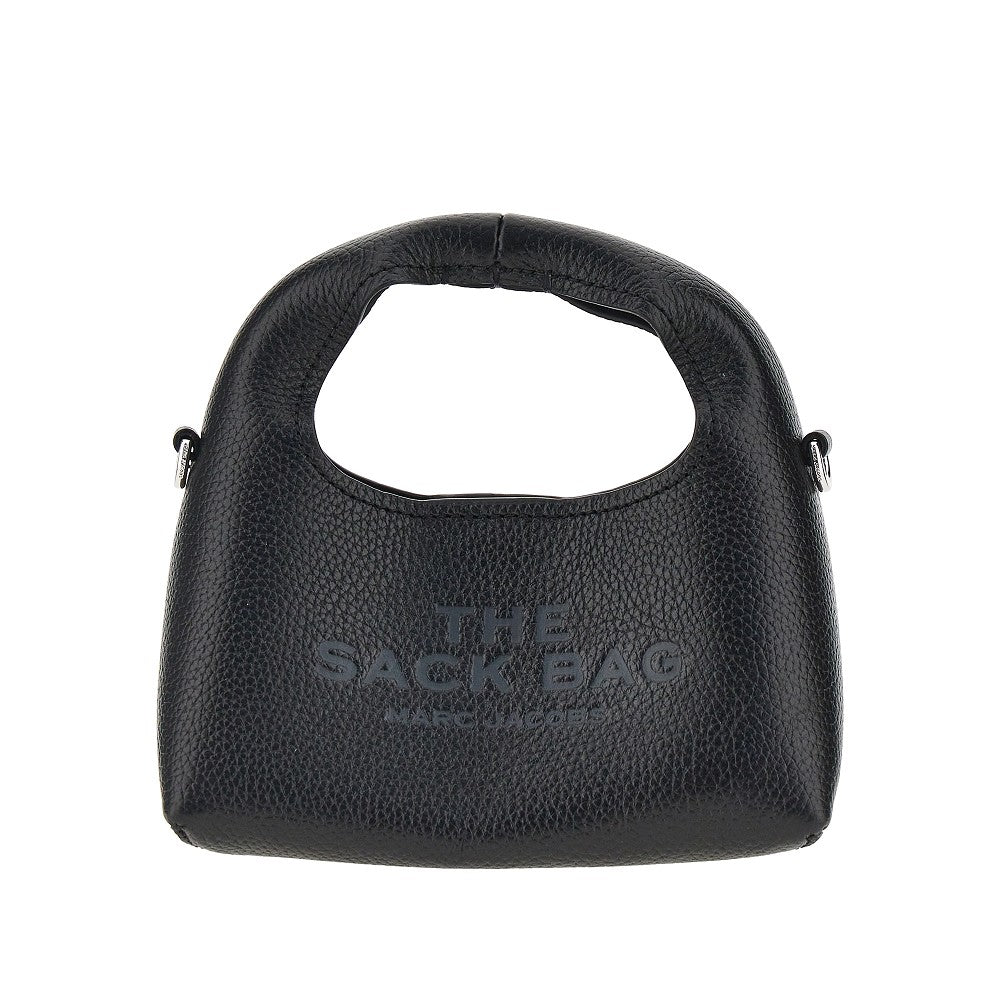 MARC JACOBS OS grained leather micro the sack bag