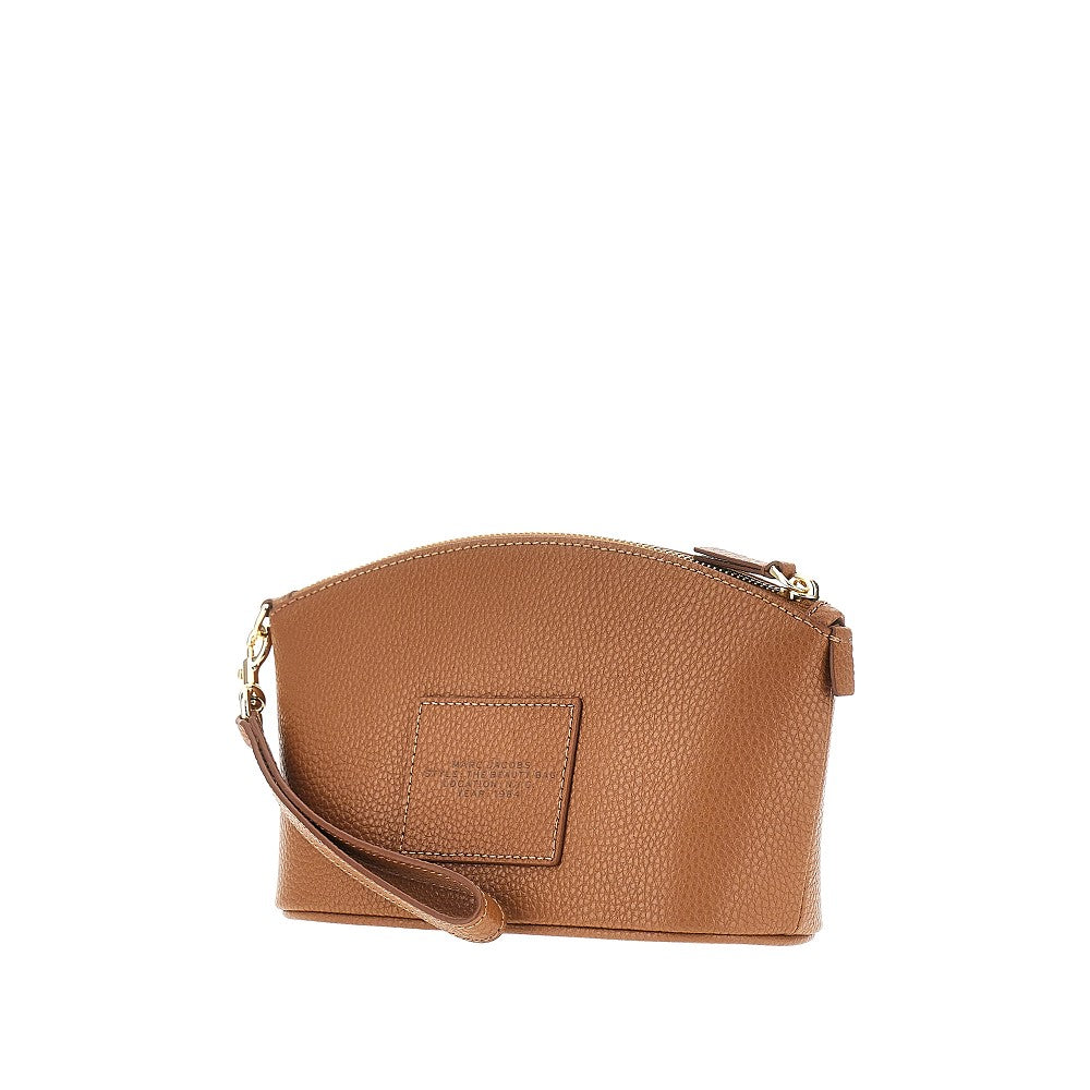 grain leather beauty bag