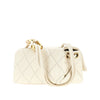 quilted leather mini dual bag
