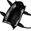 the punk scribble small canvas tote bag