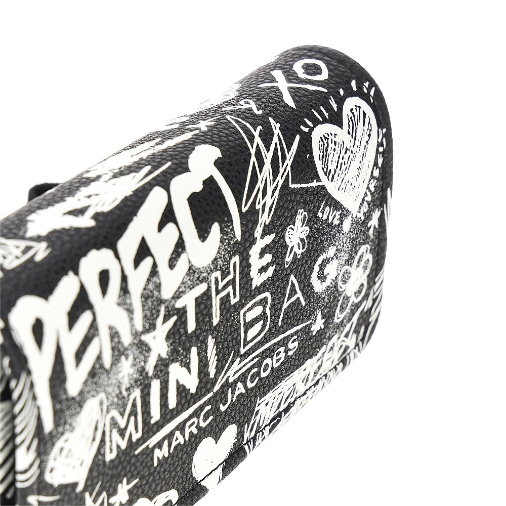 leather the punk scribble mini bag