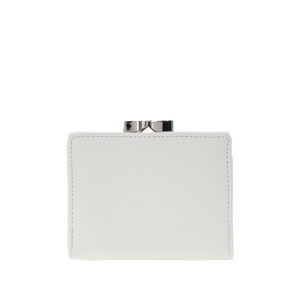 VIVIENNE WESTWOOD OS faux leather small frame wallet
