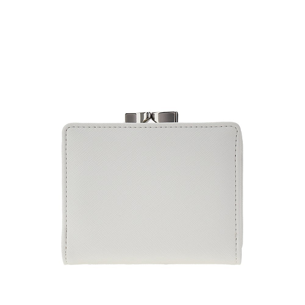 VIVIENNE WESTWOOD OS faux leather small frame wallet