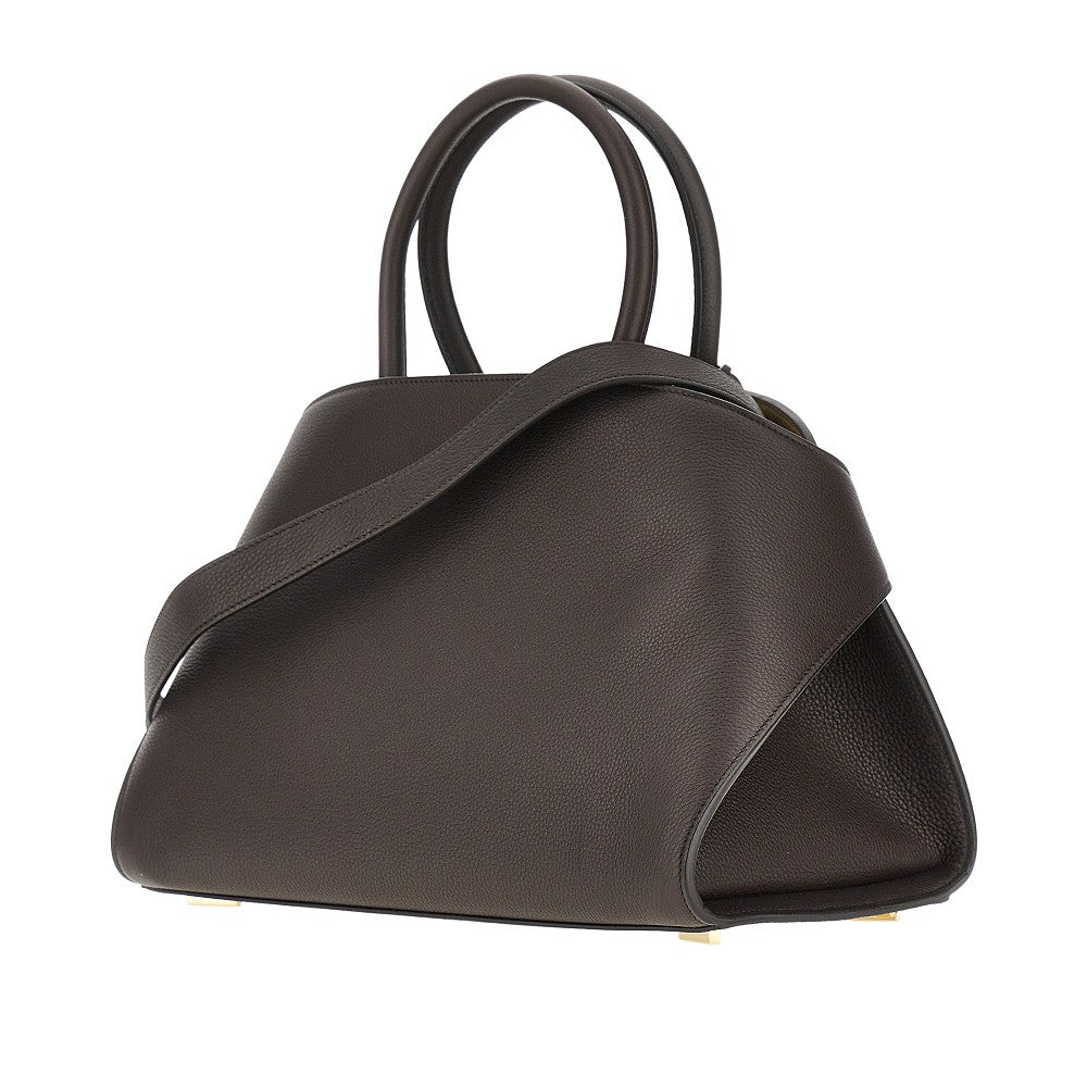 FERRAGAMO OS hug grained leather bag