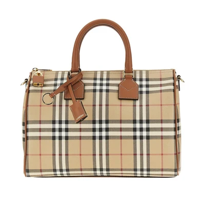 medium check bowling bag