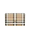 check coated canvas hampshire bag