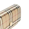 check coated canvas hampshire bag