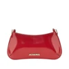 small bisou chaine leather bag