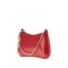 small bisou chaine leather bag