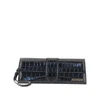 croco-embossed leather bambino clutch
