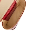 leather petit vanity bag