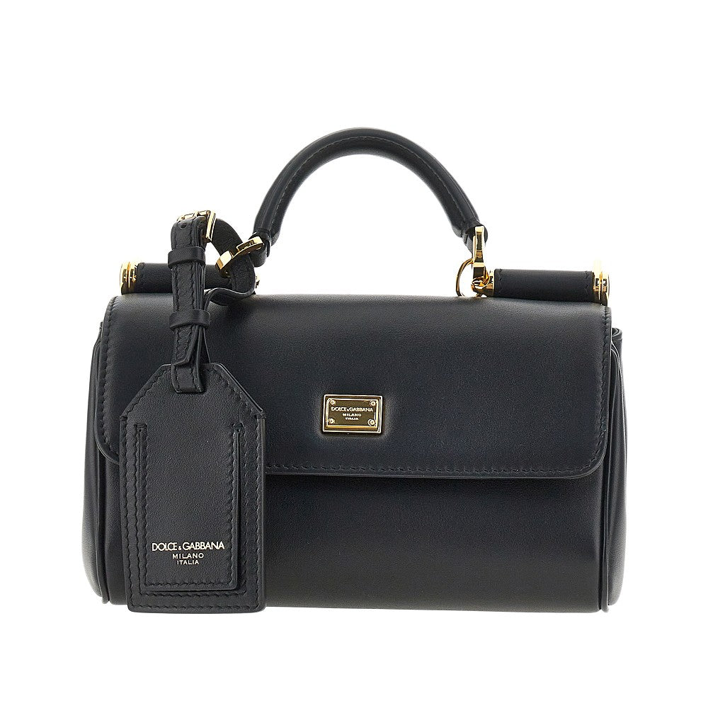 DOLCEamp;GABBANA OS plongé leather my sicily bag