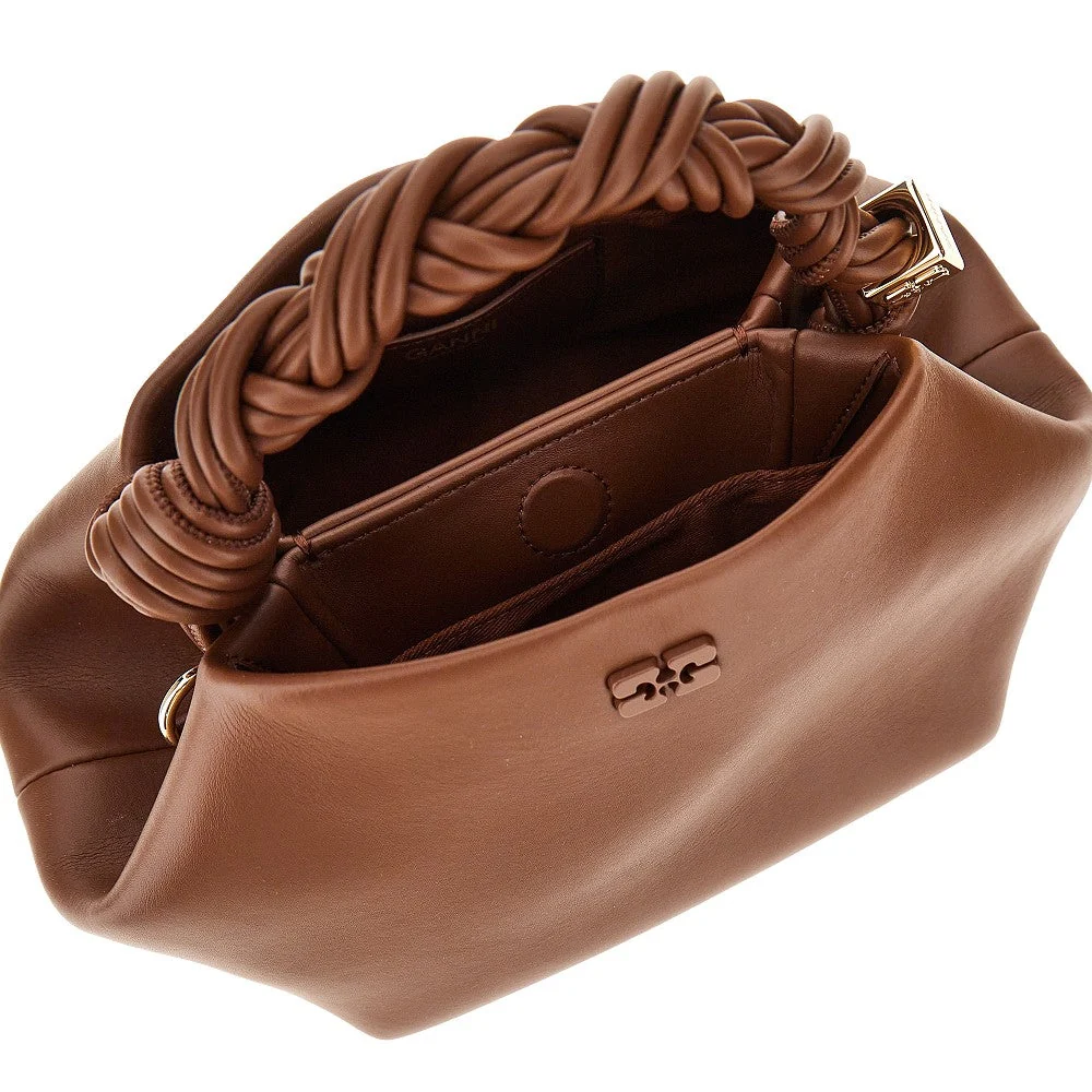 recycled leather small bou bag