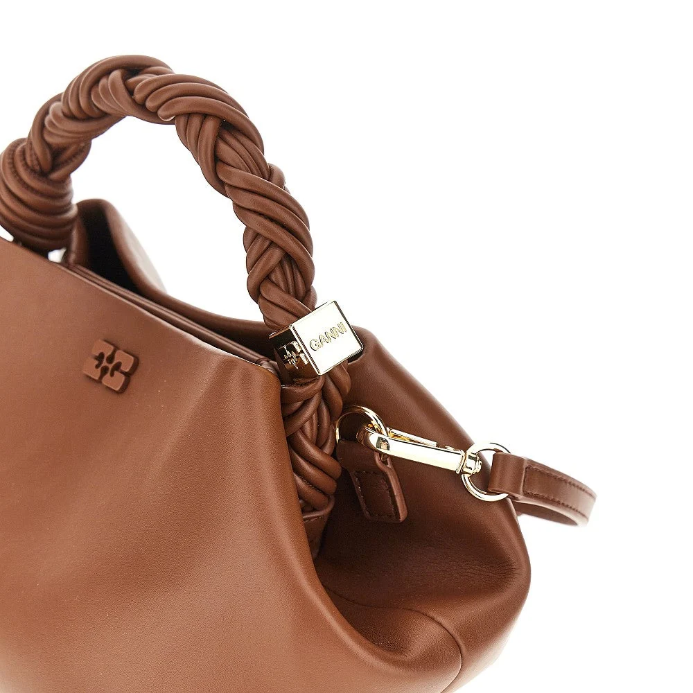 recycled leather small bou bag
