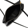 small leather lotus tote bag
