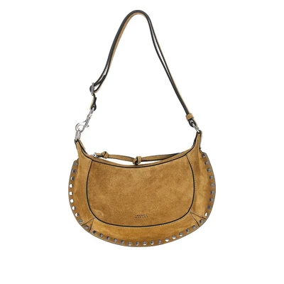 suede leather oskan moon bag