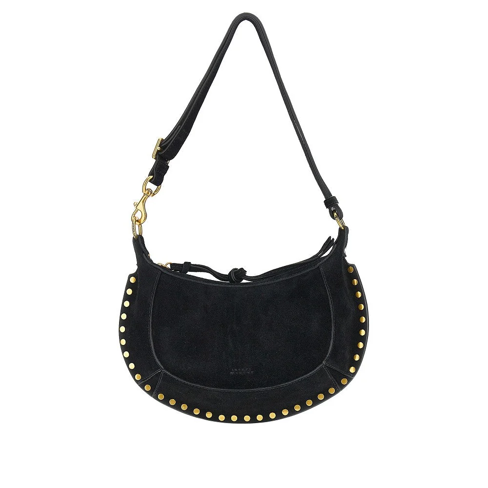 suede leather oskan moon bag