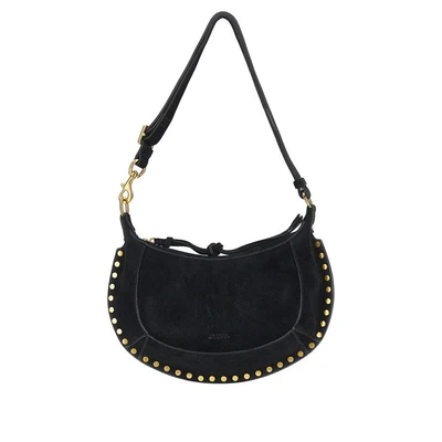 suede leather oskan moon bag