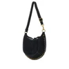 suede leather oskan moon bag
