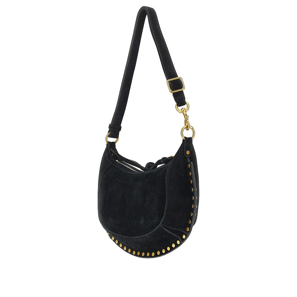 suede leather oskan moon bag