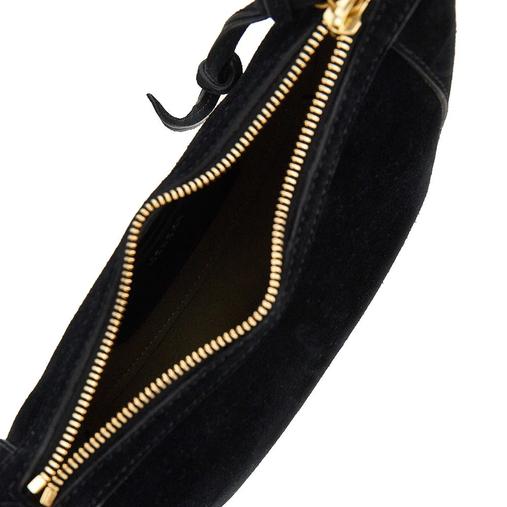 suede leather oskan moon bag