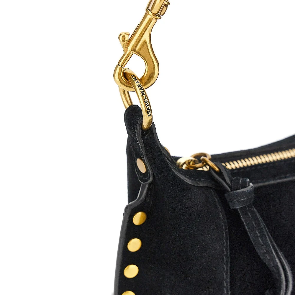suede leather oskan moon bag