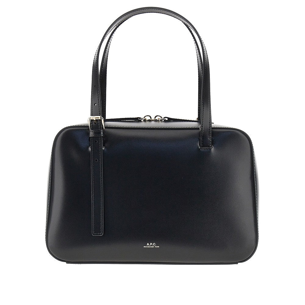 virginie box leather bag