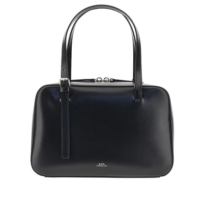 virginie box leather bag