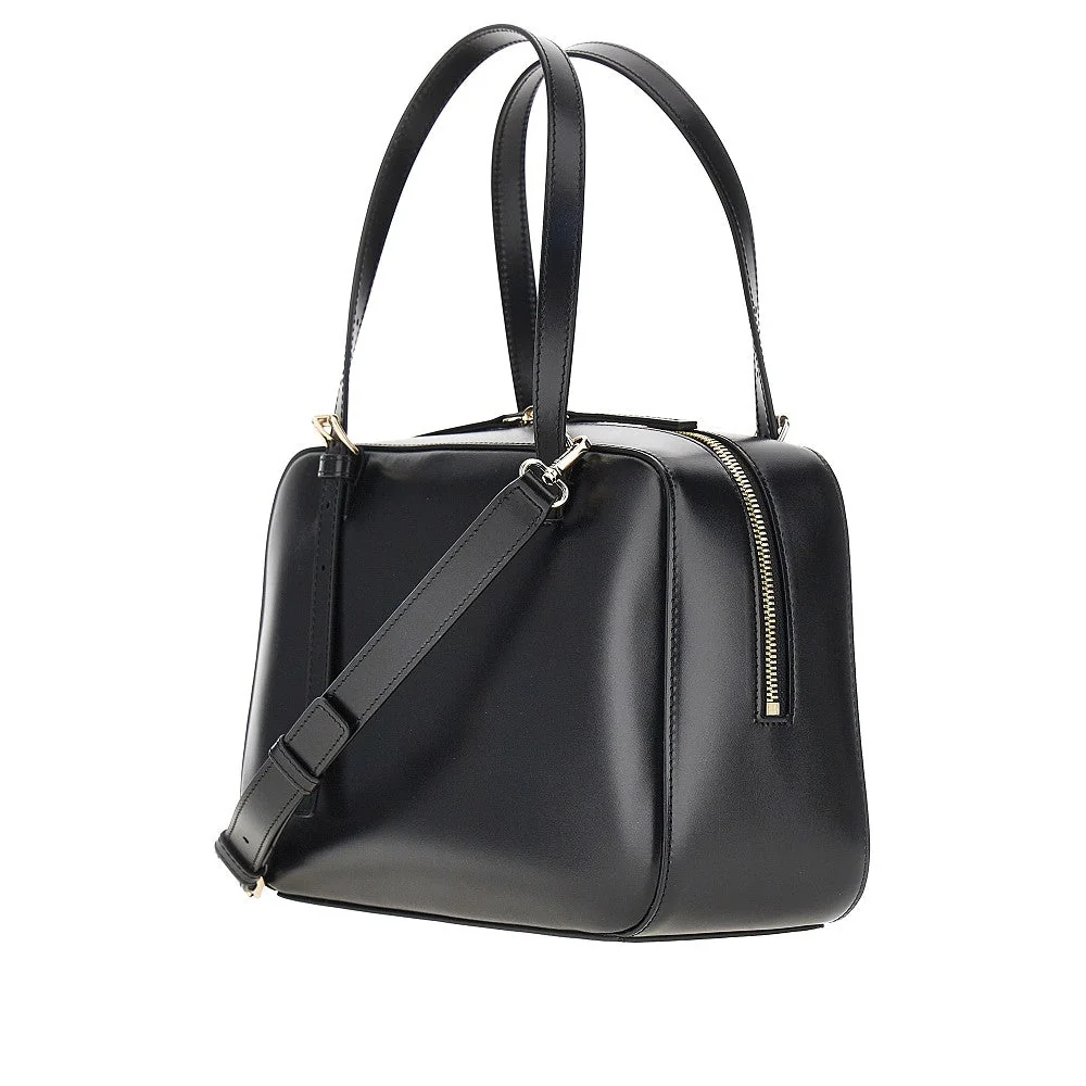 virginie box leather bag