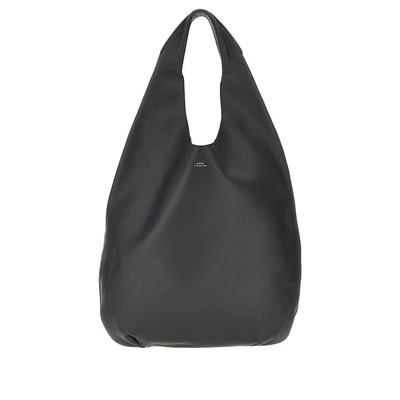 le neige grained leather bag