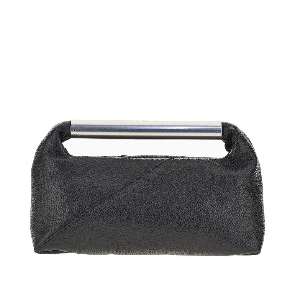 leather japanese jewel handle bag