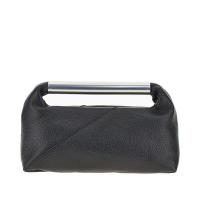 leather japanese jewel handle bag
