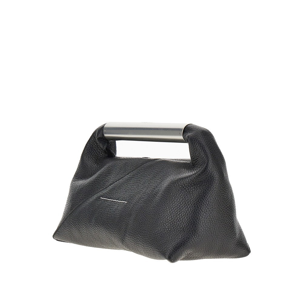 MM6 OS leather japanese jewel handle bag