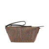 jacquard paisley fabric mini bag