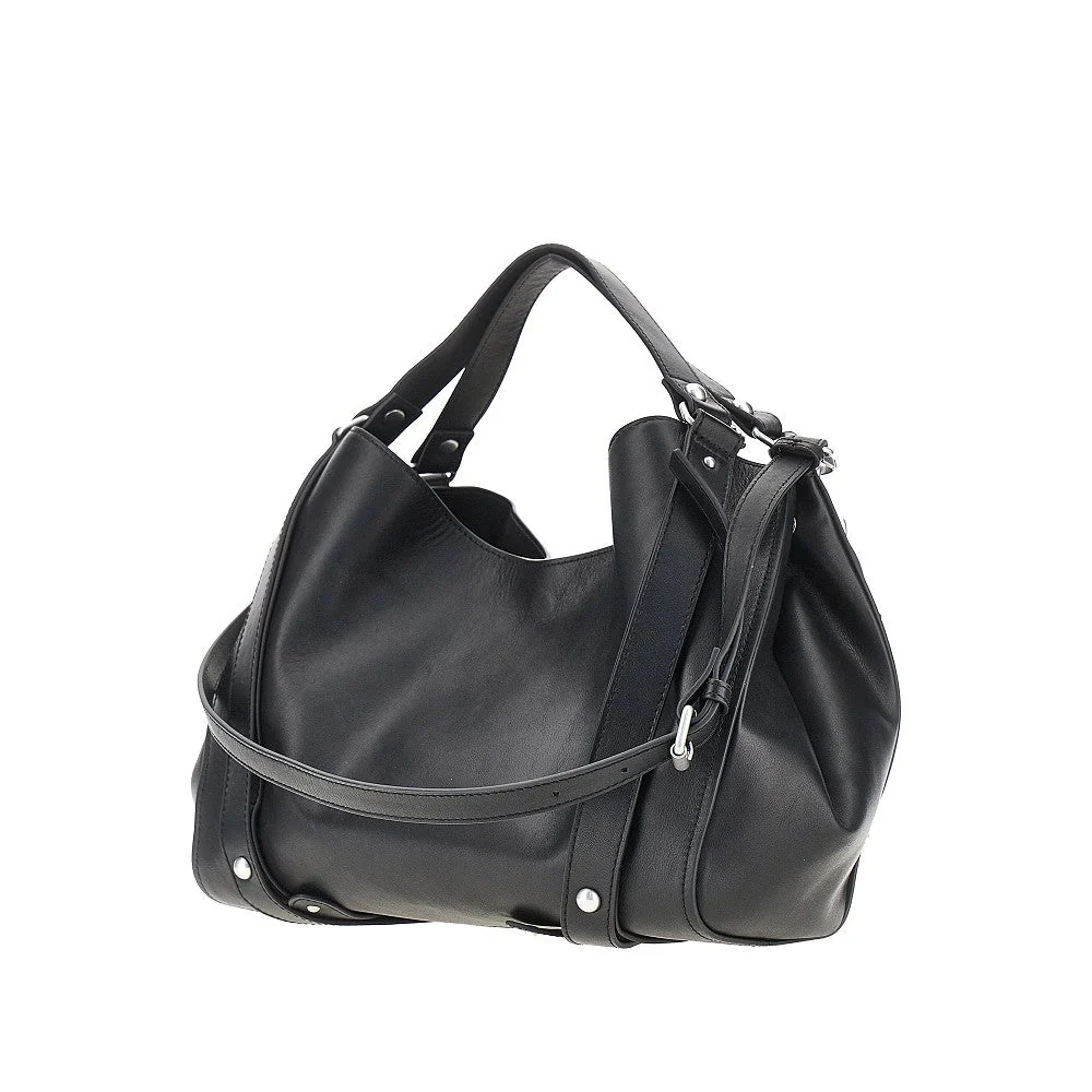 DIESEL OS leather small d-one bag